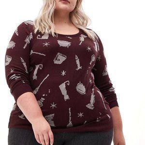3X Disney Hocus Pocus Intarsia Torrid Sweater Top